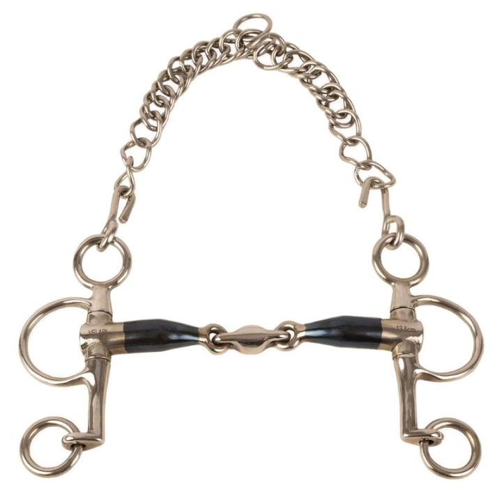Pelham Double brisures Short Sweet Iron 16mm dans le groupe Équipement cheval / Mors / Pelham chez Equinest (22025031_r)