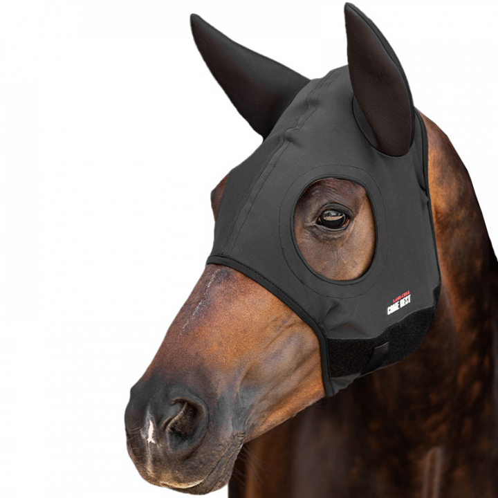 Cagoule Titanium Mask avec Oreilles Soundless Noir dans le groupe Équipement cheval / Couvre-stress chez Equinest (221313BA)