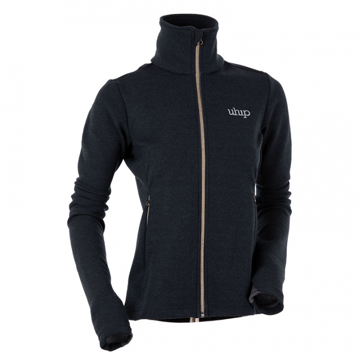 Sweat à Zip en Mélange de Laine Bleu Foncé dans le groupe Vêtements d'équitation / Pulls chez Equinest (2223185NA)