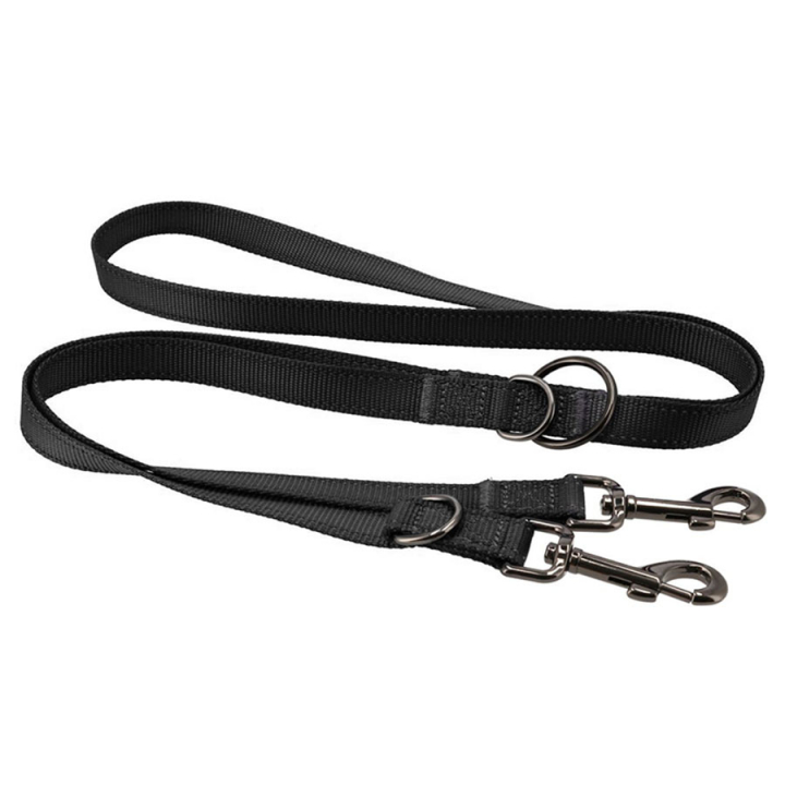 Laisse multifonction Iris en nylon Noir dans le groupe Chien / Laisses chez Equinest (223300BA)