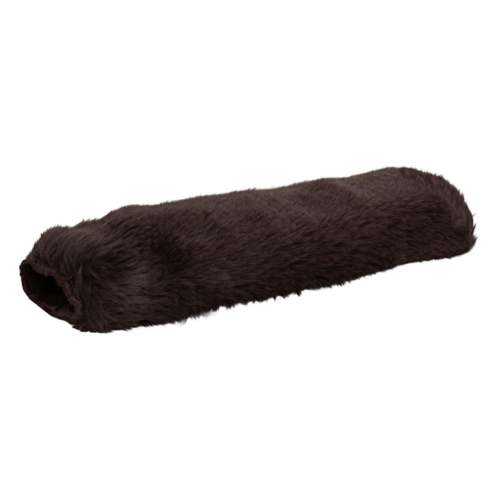 Coussin de nez Faux Fur Marron dans le groupe Équipement cheval / Briderie & Frontaux / Protège-nez et protège-nuque chez Equinest (230952BR_r)