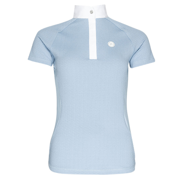 Maillot de compétition KLHosanna Bleu clair dans le groupe Vêtements d'équitation / T-shirts & Hauts d'équitation / Chemises & polos de concours chez Equinest (2410222533BLUE)