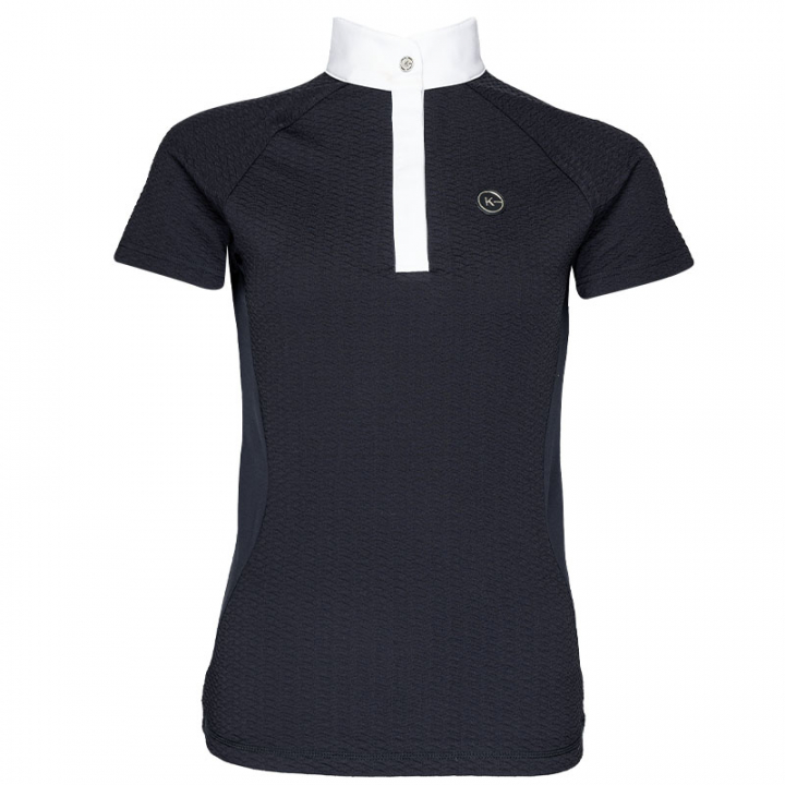 Maillot de compétition KLHosanna Bleu marine dans le groupe Vêtements d'équitation / T-shirts & Hauts d'équitation / Chemises & polos de concours chez Equinest (2410222533NA)