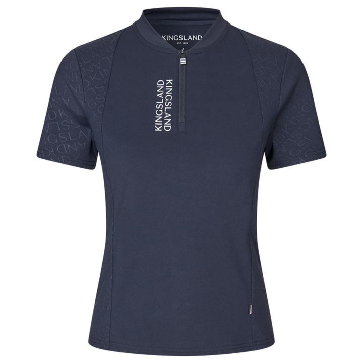 T-shirt KLNima 1/4 Zip Bleu Marine dans le groupe Vêtements d'équitation / T-shirts & Hauts d'équitation / T-shirts chez Equinest (251020514760NA_r)