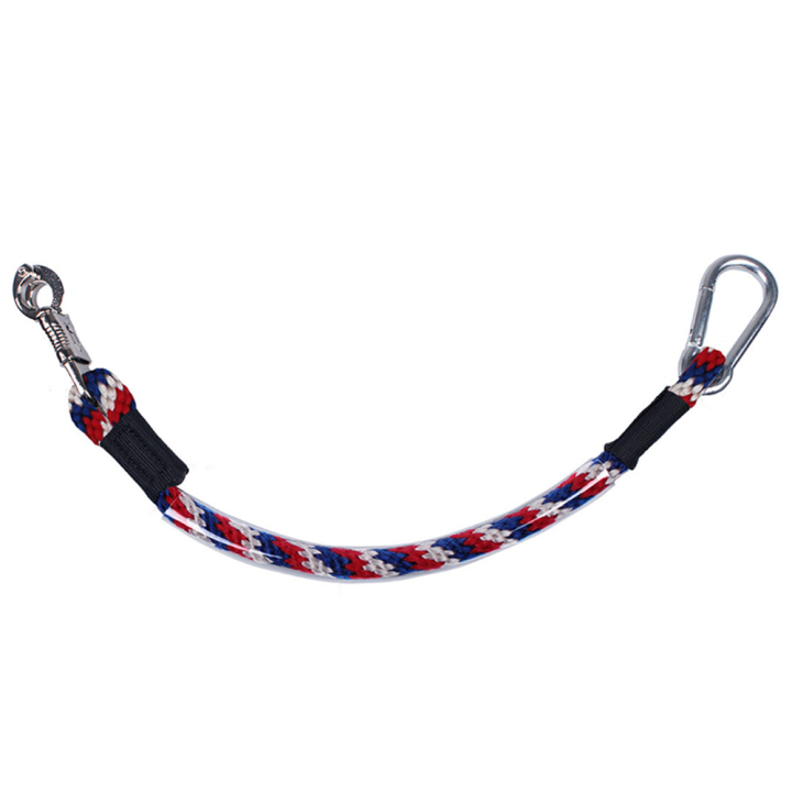 Halter de transport Panic Clip Rouge/Blanc/Bleu dans le groupe Équipement cheval / Longes et longes de transport / Longes de transport chez Equinest (2515RWB0RE)