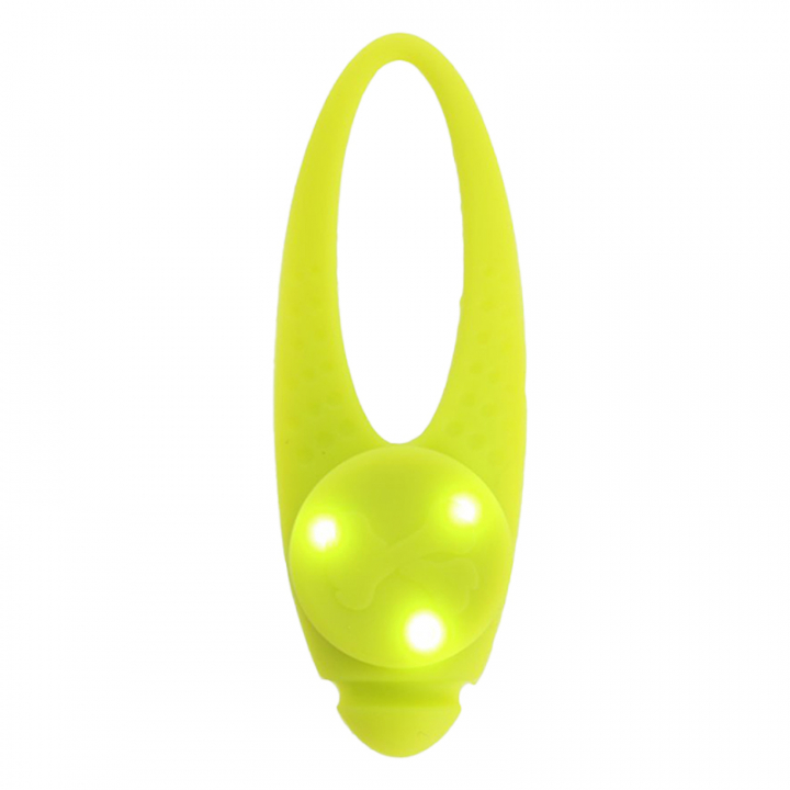 Lampe clignotante basique en silicone LED Jaune dans le groupe Chien / Réflecteurs, Lampes & Clignotants chez Equinest (260608YE)