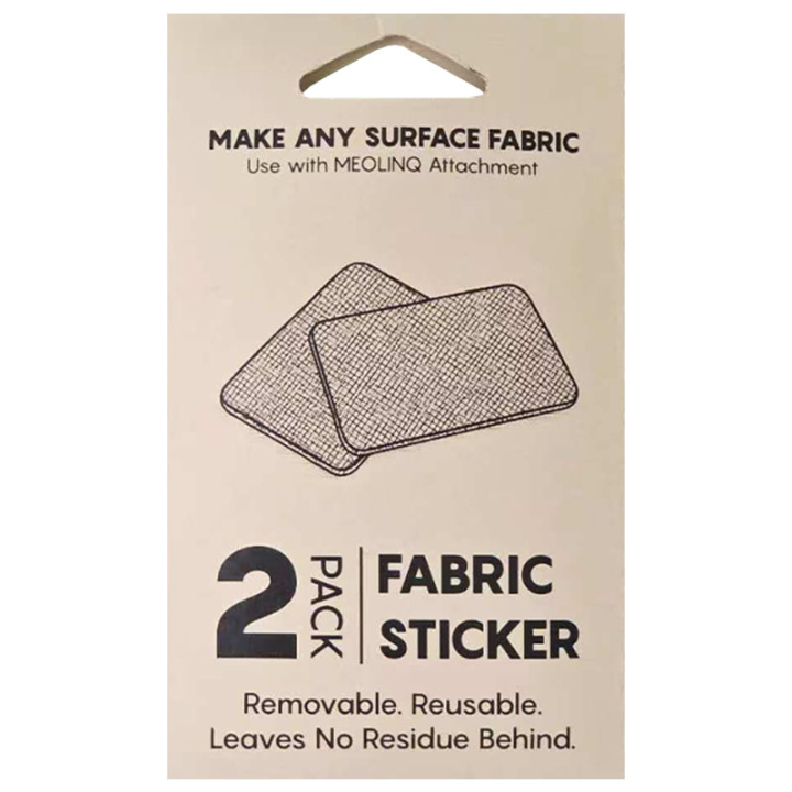 Patch de fixation pour Casque d'équitation Fabric Sticker 2-pack Noir dans le groupe Équipement d'équitation / Réflecteurs chez Equinest (3004BA)
