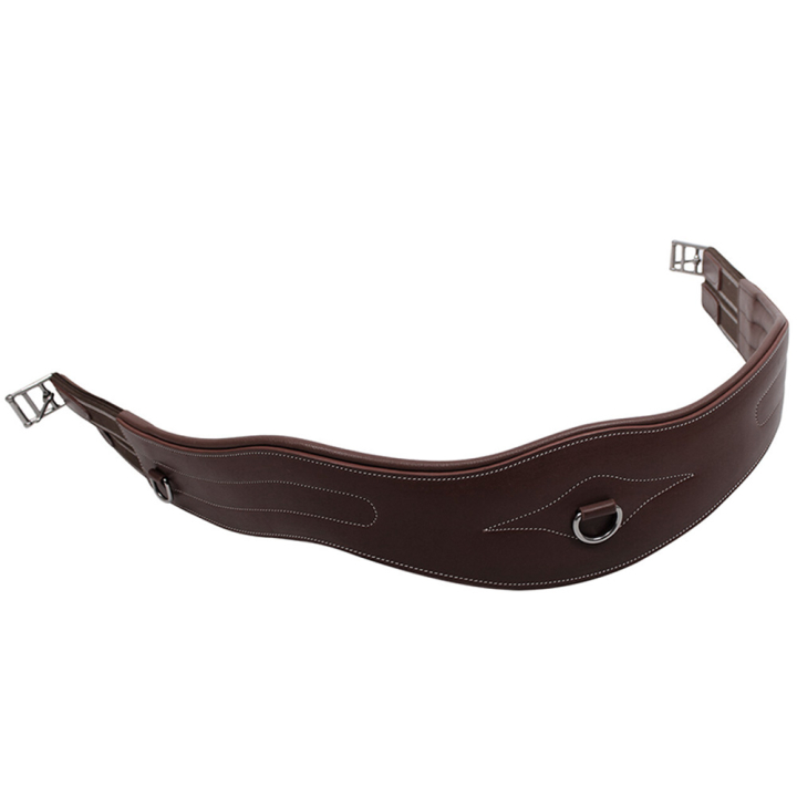 Sangle anatomique Luxury Stitching Marron Foncé dans le groupe Équipement cheval / Sangles bavette / Sangles tout usage chez Equinest (3021DBR115DBR_r)