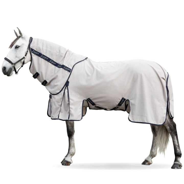 Couverture Anti-Mouches Pro Plus Blanc dans le groupe Couvertures cheval / Couvertures anti-mouches & anti-eczéma chez Equinest (302615_r)