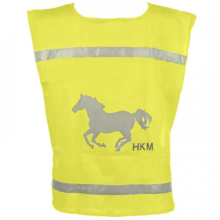 Gilet réfléchissant Jaune/Argent fluorescent dans le groupe Équipement d'équitation / Réflecteurs chez Equinest (3031YE)