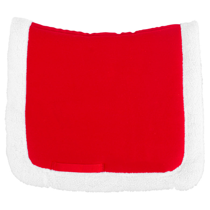 Tapis de dressage Noël Rouge/Blanc dans le groupe Occasions spéciales & Costumes chez Equinest (3059DRE)