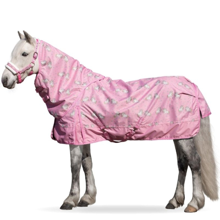 Couverture imperméable Basic Plus Unicorn Edition 600D 50g Rose dans le groupe Couvertures cheval / Couvertures d'extérieur / Couvertures imperméables cheval chez Equinest (306737PI_r)