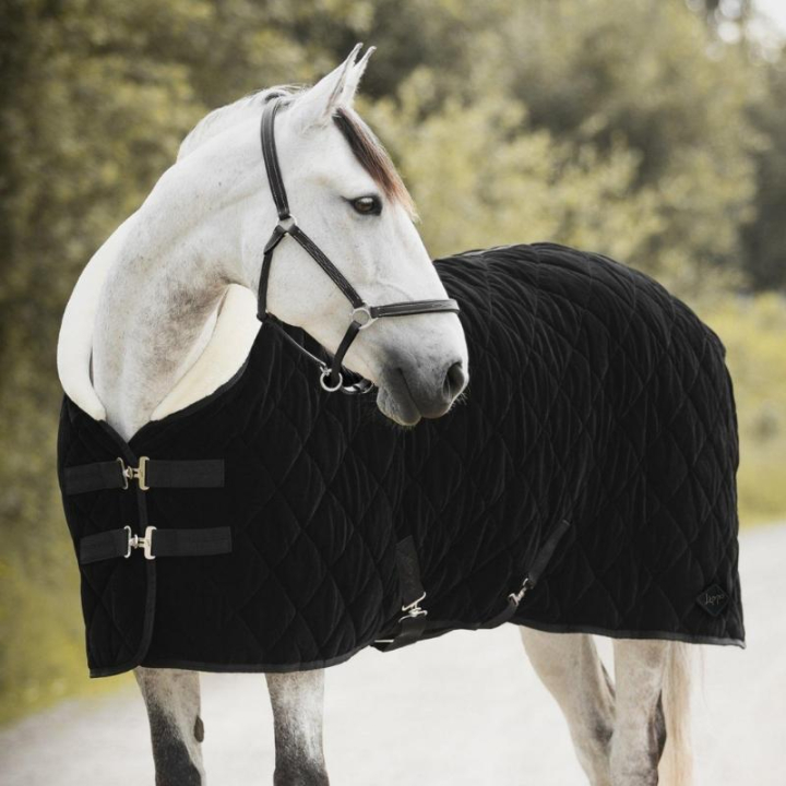 Couverture de compétition Black Velvet 150g Noir dans le groupe Couvertures cheval / Couvertures de compétition & de transport chez Equinest (308011BA_r)