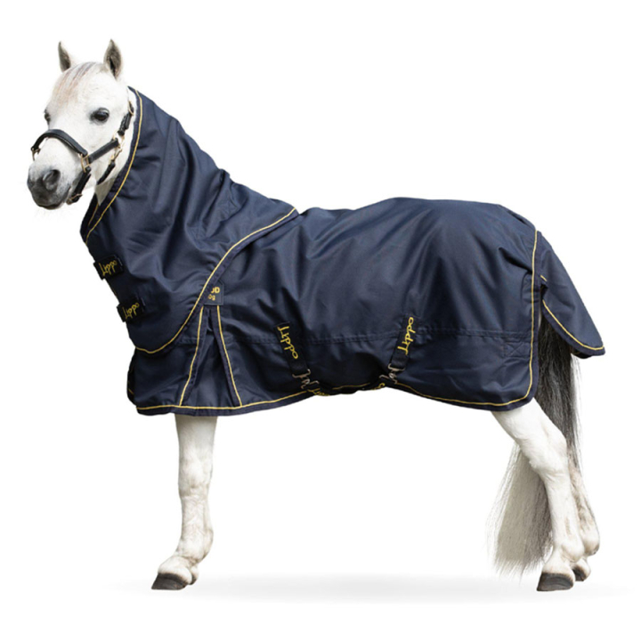 Couverture imperméable Miniature Basic Plus 600D 50g Bleu Marine dans le groupe Couvertures cheval / Couvertures d'extérieur / Couvertures imperméables cheval chez Equinest (310265NA_r)