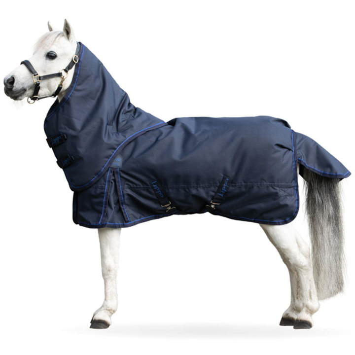 Couverture d'hiver Miniature Basic Plus 600D 200g Bleu Marine dans le groupe Couvertures cheval / Couvertures d'extérieur / Couvertures d'hiver chez Equinest (310565NA_r)