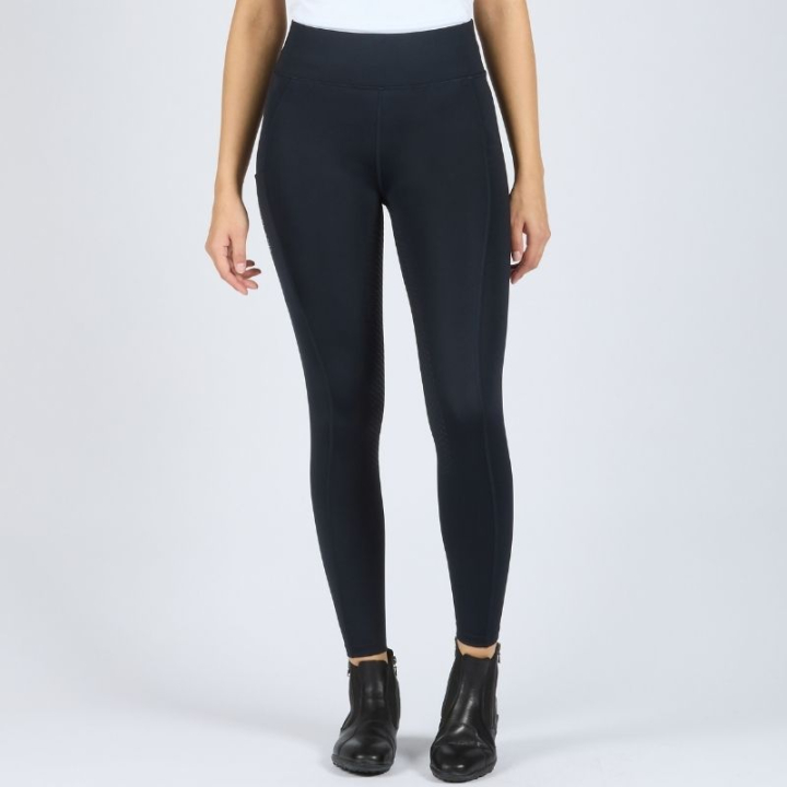 Legging d'équitation Classic Full Grip Noir dans le groupe Vêtements d'équitation / Pantalons d'équitation / Legging d'équitation chez Equinest (3117860901011BA_r)