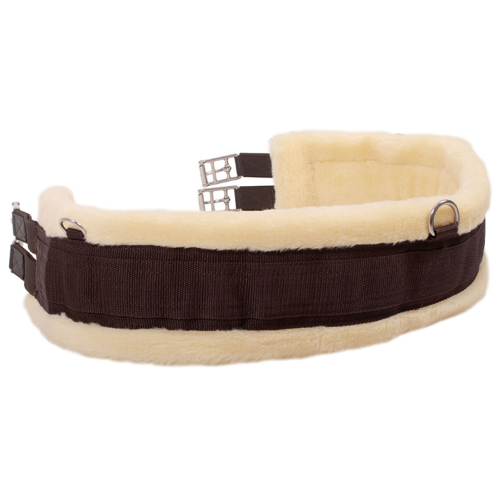 Sangle Ontario Fauxfur Marron dans le groupe Équipement cheval / Sangles bavette / Sangles tout usage chez Equinest (3145BR95BR_r)