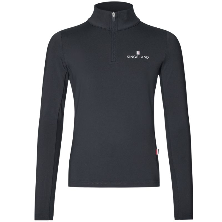 Haut d'équitation Enfant/Junior Classic Training Shirt Bleu Marine dans le groupe Vêtements d'équitation / Pulls chez Equinest (3147760201037NA_r)