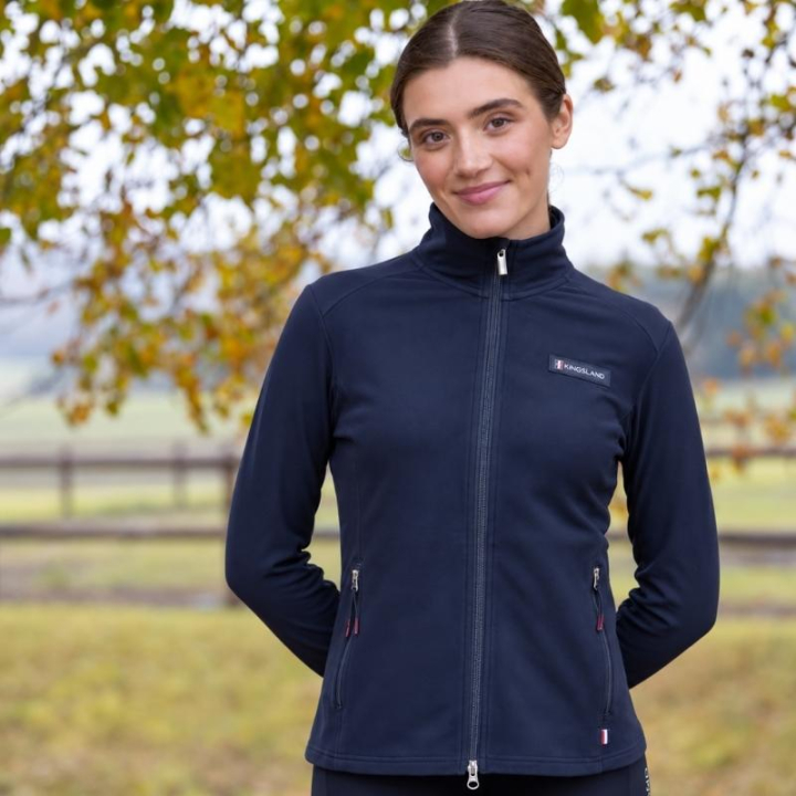 Veste polaire Classic Polar Bleu Marine dans le groupe Vêtements d'équitation / Manteaux & Vestes / Vestes d'équitation chez Equinest (3152560201011NA_r)