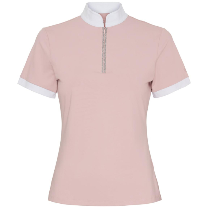 Haut de concours Nice Rose dans le groupe Vêtements d'équitation / T-shirts & Hauts d'équitation / Chemises & polos de concours chez Equinest (31670514PI_r)