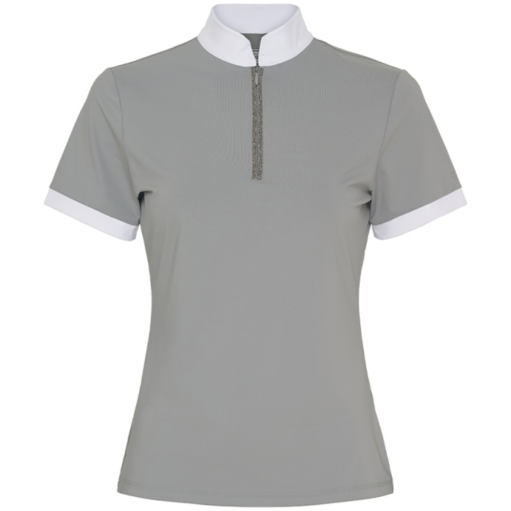 Chemise de concours Nice Gris dans le groupe Vêtements d'équitation / T-shirts & Hauts d'équitation / Chemises & polos de concours chez Equinest (31671040GR_r)
