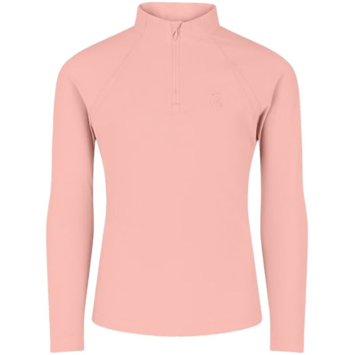 Haut d’entraînement Enfant/Junior Girl Madrid Long Sleeve Vieux Rose dans le groupe Vêtements d'équitation / Pulls chez Equinest (3201310110OPI_r)