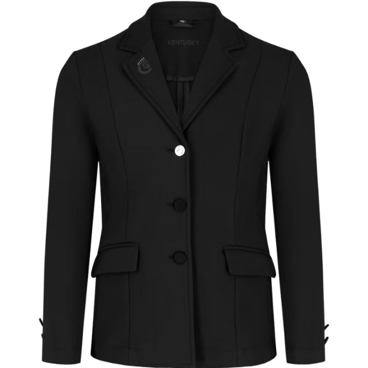 Veste de concours Enfant/Junior Girls Paris Noir dans le groupe Vêtements d'équitation / Vestes et queues-de-pie chez Equinest (32015011BA_r)