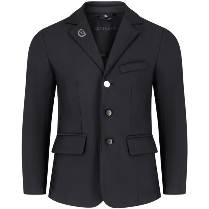 Veste de concours Enfant/Junior Boys Lyon Bleu Marine dans le groupe Vêtements d'équitation / Vestes et queues-de-pie chez Equinest (32016031NA_r)