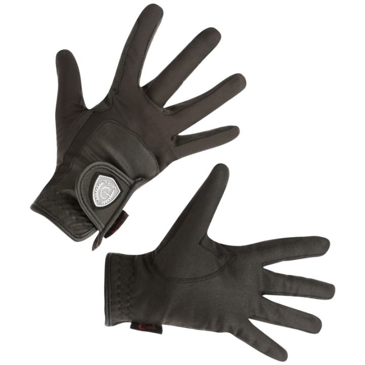 Gants d'équitation Dana Noir dans le groupe Vêtements d'équitation / Gants chez Equinest (3211562BA_r)