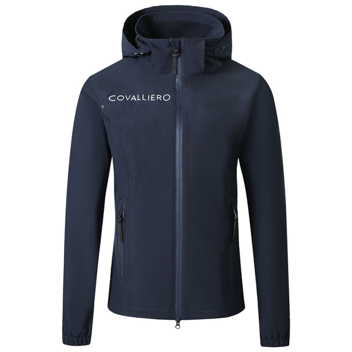 Veste de pluie Enfant/Junior Waterproof Bleu Marine dans le groupe Vêtements d'équitation / Manteaux & Vestes / Imperméables chez Equinest (3229392NA_r)