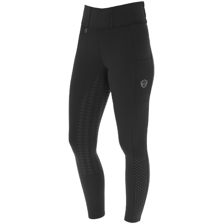 Collants d'équitation Enfants/Juniors Compression Noir dans le groupe Vêtements d'équitation / Pantalons d'équitation / Legging d'équitation chez Equinest (3229505BA_r)