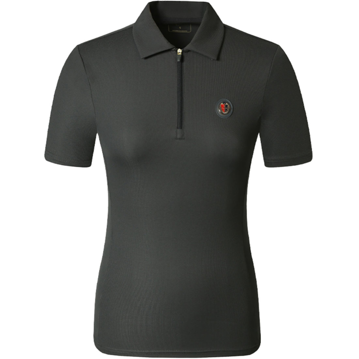 T-shirt Anniversary 1/2 Zip Gris dans le groupe Vêtements d'équitation / T-shirts & Hauts d'équitation / T-shirts chez Equinest (3230030GR_r)