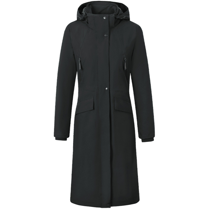 Imperméable 2-Way Zip Noir dans le groupe Vêtements d'équitation / Manteaux & Vestes / Manteaux d'équitation chez Equinest (3231366BA_r)
