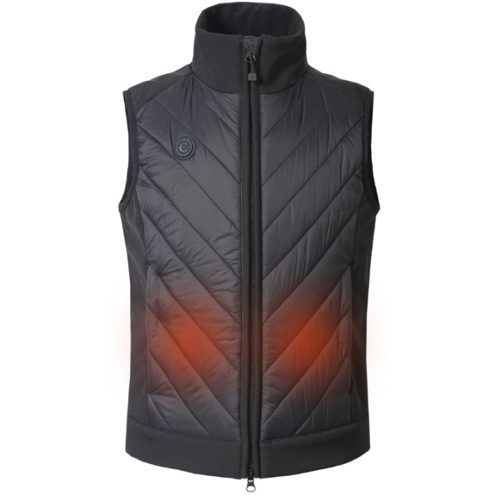 Gilet chauffant Enfant/Junior Heat Noir dans le groupe Vêtements d'équitation / Vêtements chauffants chez Equinest (3232830BA_r)