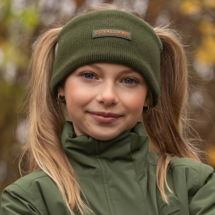 Bandeau Knitted Fleece Vert  dans le groupe Vêtements d'équitation / Accessoires chez Equinest (3233046GN-Onesize)