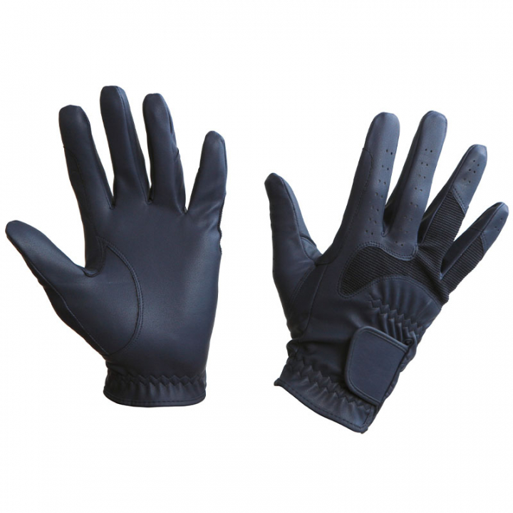 Gants d'équitation Gloria Bleu Marin dans le groupe Vêtements d'équitation / Gants chez Equinest (323825Ma_r)