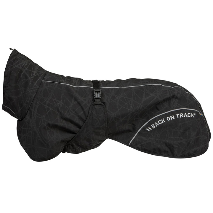 Manteau de pluie pour chien Bay Low Tail Noir dans le groupe Chien / Manteaux et pulls pour chien chez Equinest (32399025BA_r)