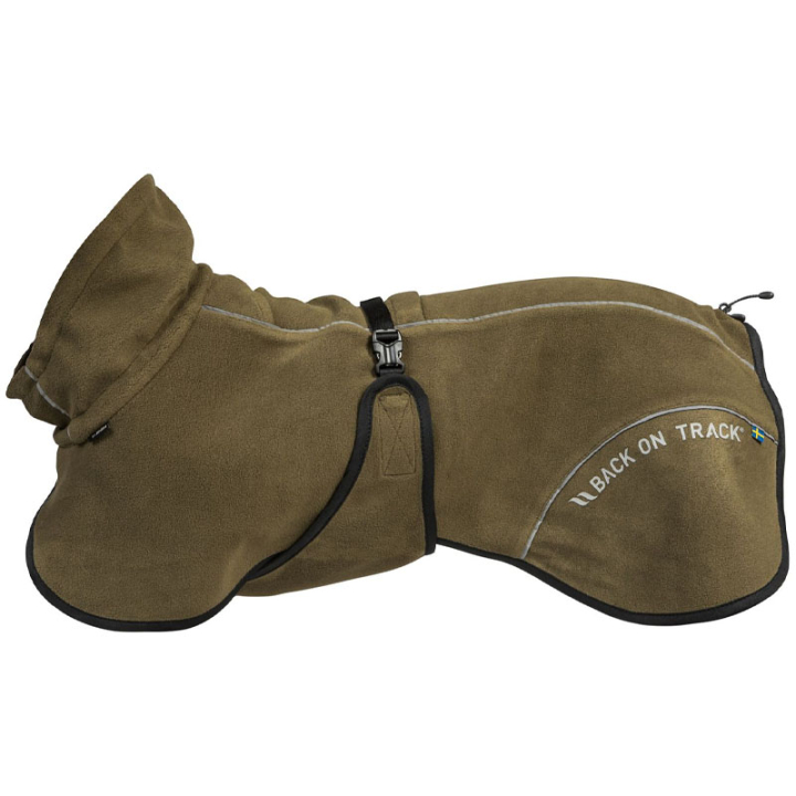 Manteau polaire pour chien Bay High Tail Vert olive dans le groupe Chien / Manteaux et pulls pour chien chez Equinest (32436530OGN_r)