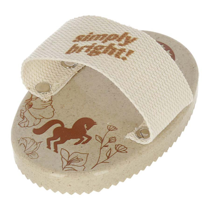Racloir WaterLily Plastic Nature 13cm dans le groupe Produits de soins / Brosses et étrilles / Etrilles chez Equinest (3297677NE-13)
