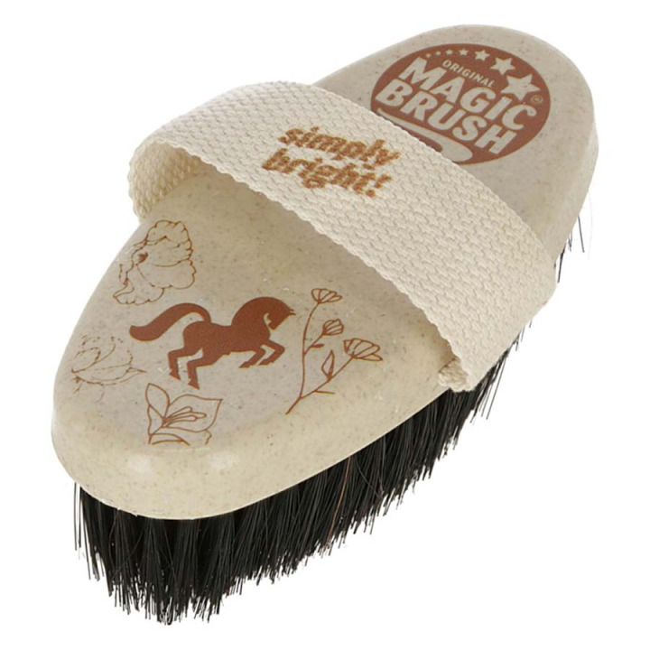 Brosse de pansage Finishing WaterLily Nature 14cm dans le groupe Produits de soins / Brosses et étrilles / Etrilles chez Equinest (3297681NE-14)