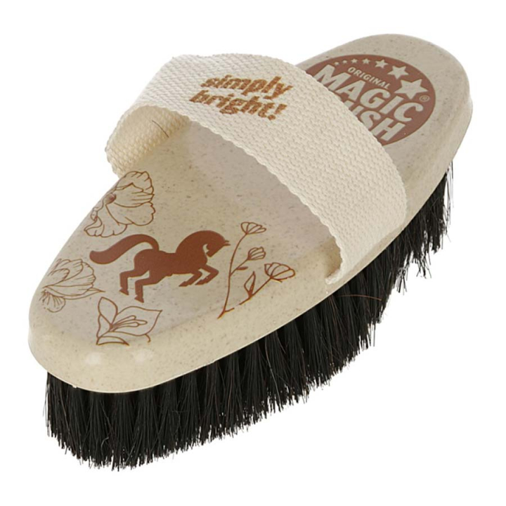 Brosse de pansage Finishing WaterLily Nature 17cm dans le groupe Produits de soins / Brosses et étrilles / Etrilles chez Equinest (3297681NE-17)