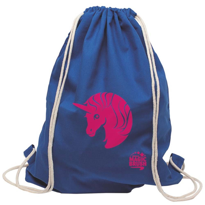 Drawstring Bag Unicorn Bleu dans le groupe Vêtements d'équitation / Accessoires / Sac d'équitation chez Equinest (329998BL)