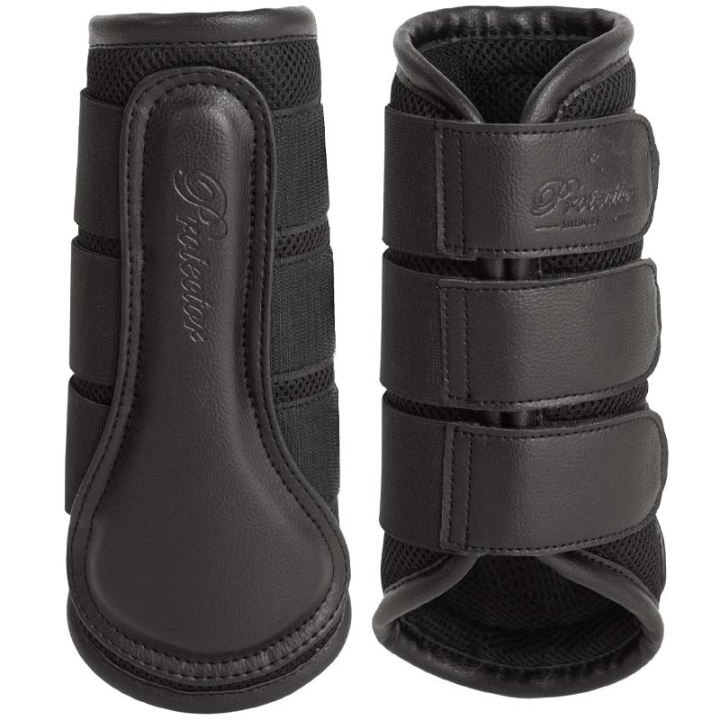 Guêtres fermées 3D-Mesh Noir dans le groupe Équipement cheval / Protections des Membres / Guêtres fermées & Guêtres de dressage chez Equinest (332511BA_r)