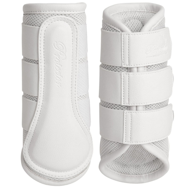 Guêtres fermées 3D-Mesh Blanc dans le groupe Équipement cheval / Protections des Membres / Guêtres fermées & Guêtres de dressage chez Equinest (332571WH_r)