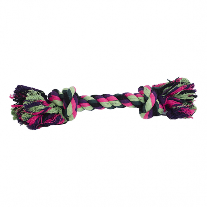 Jouet pour chien Nœuds en corde Vixen Vert/Noir/Rose dans le groupe Chien / Jouets pour chien / Nœuds & Jouets à tirer chez Equinest (333333GN)