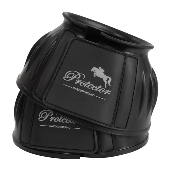 Cloches en Caoutchouc Flexible Noir dans le groupe Équipement cheval / Protections des Membres / Cloches  chez Equinest (333411BA_r)
