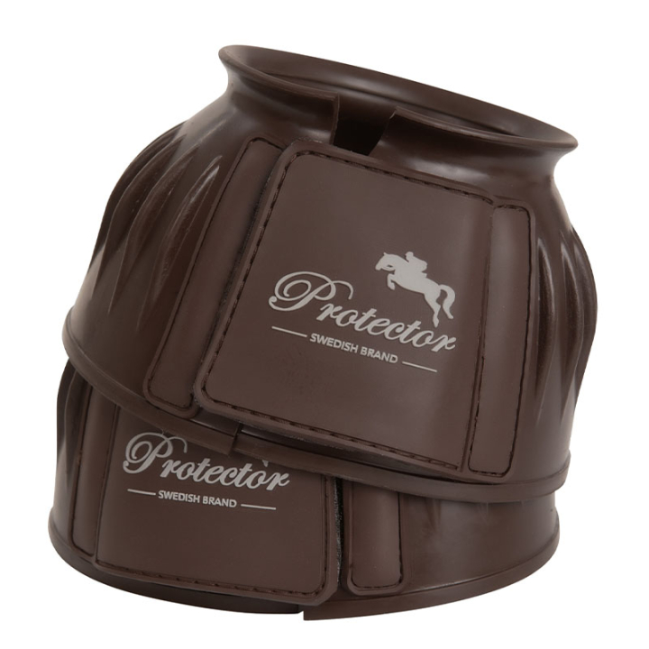 Cloches en Caoutchouc Flexible Marron dans le groupe Équipement cheval / Protections des Membres / Cloches  chez Equinest (333451BR_r)