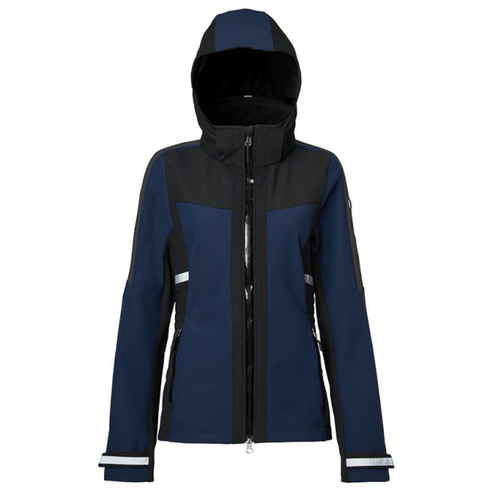 Veste d’Équitation Jen Softshell Bleu Marine/Noir dans le groupe Vêtements d'équitation / Manteaux & Vestes / Vestes d'équitation chez Equinest (3445010003BL)