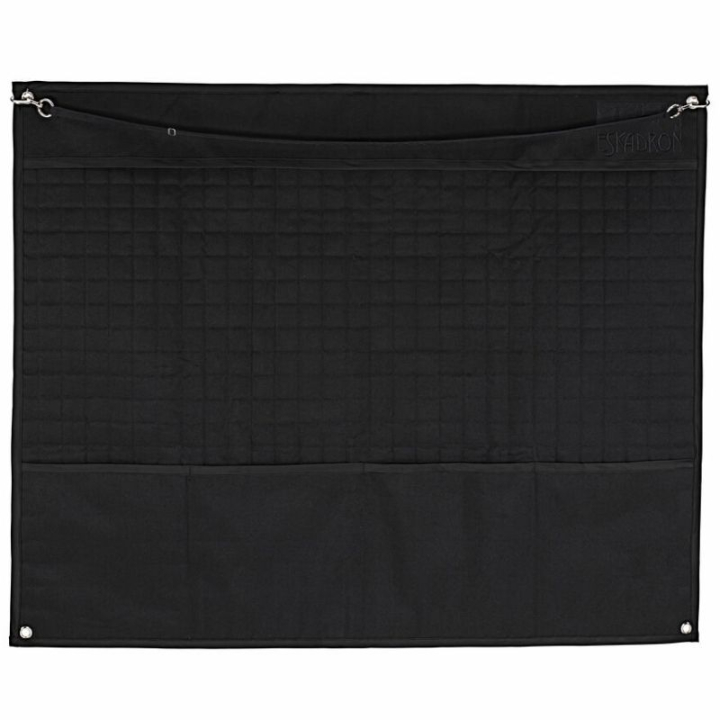Rideau de box Quilt Half Noir  dans le groupe Écurie & Paddock / Matériel pour l'écurie / Rideaux de box & Barres de box chez Equinest (36110040BA-)