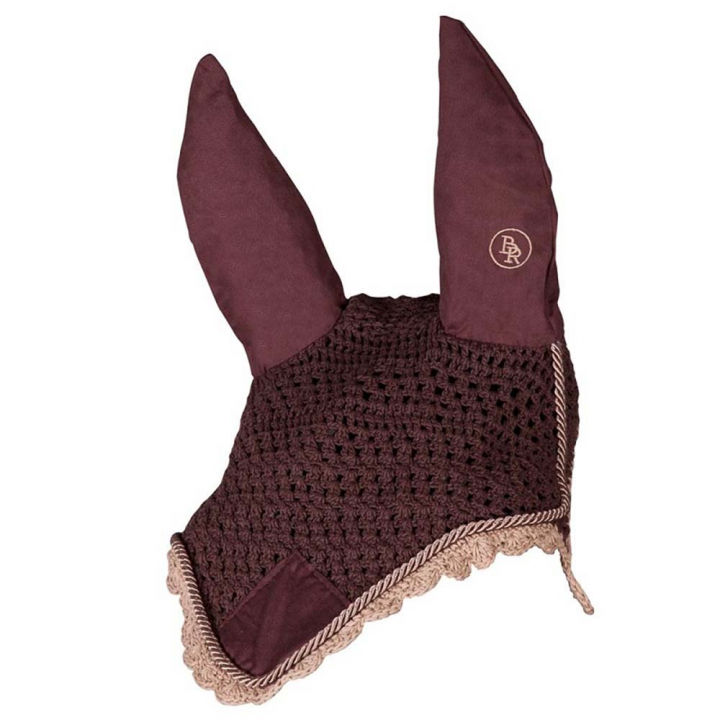 Bonnets de Compétition Marron Foncé/Marron clair dans le groupe Équipement cheval / Bonnet cheval chez Equinest (374002BR)